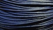 Шнур кожаный синий 2 мм (10 метров)