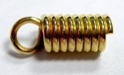 Концевик "пружинка золотая" 2,5 мм